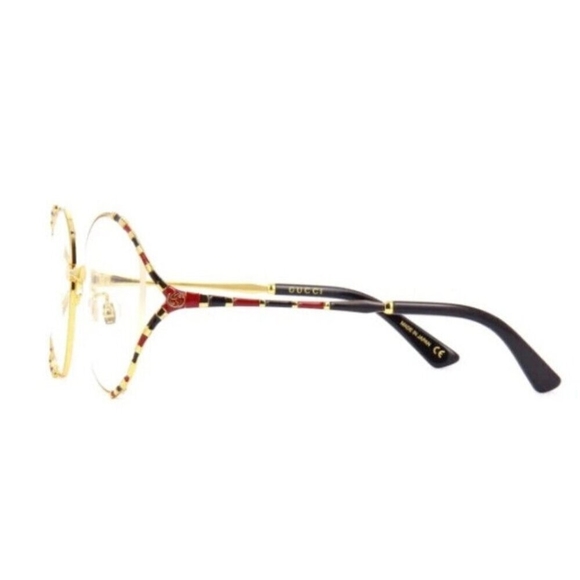 GUCCI Demo Round Ladies Eyeglasses GG0596OA 003 58 - Picture 10 of 12